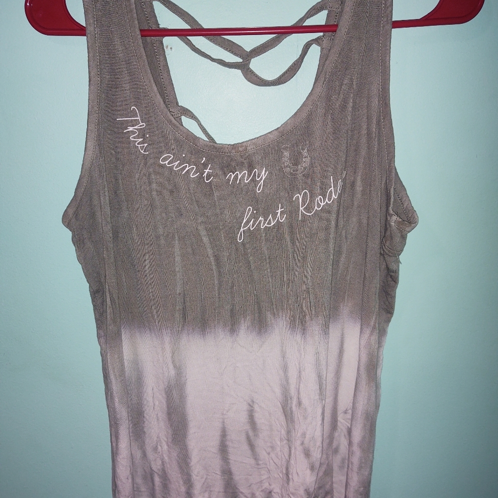 Tie dye tank.